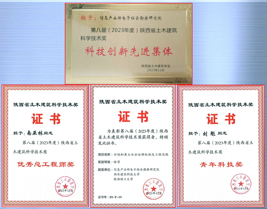 喜訊！公司榮獲陜西省土木建筑學(xué)會(huì)多項(xiàng)獎(jiǎng)勵(lì)